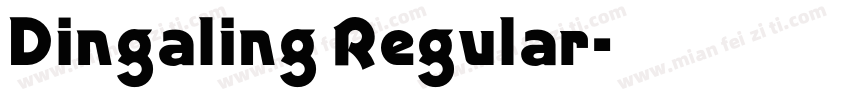 Dingaling Regular字体转换